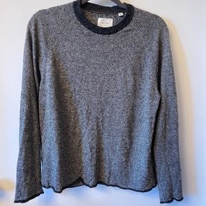 Billy Reid - Silk/Wool/Cotton Blend Shirt - Medium - Black/White